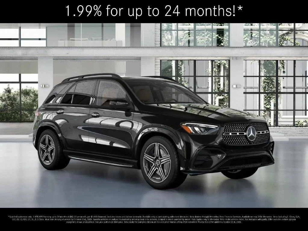 New 2026 Obsidian Black Metallic Mercedes-Benz GLE 450 image 11
