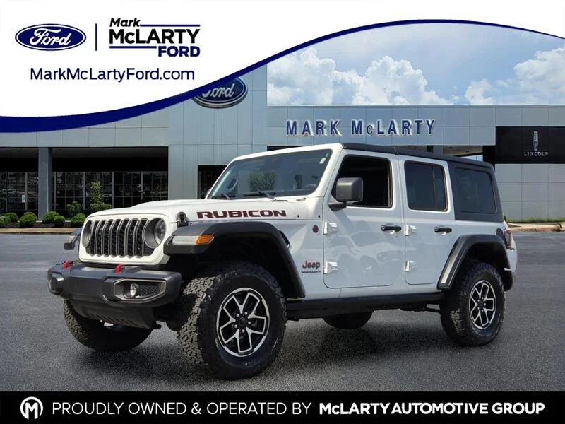 Used 2026 Bright White Clearcoat JEEP RUBICON 4 DOOR 4X4 image 1