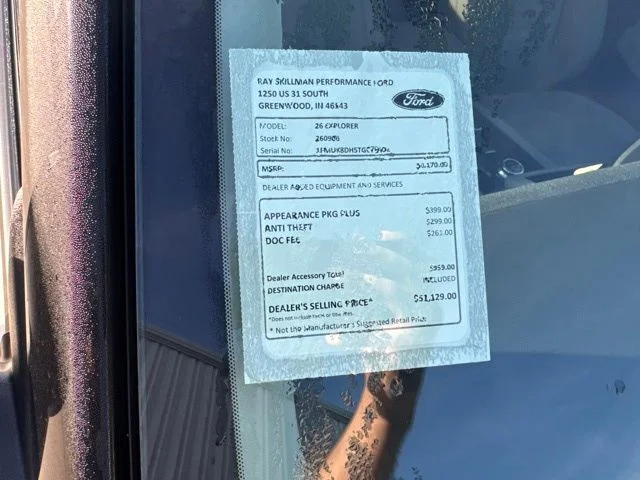 New 2026 Star White Metallic Tri-Coat Ford Active image 2