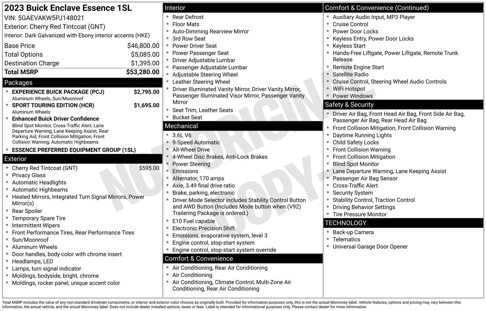 Used 2023 Buick Enclave Essence with VIN 5GAEVAKW5PJ148021 for sale in Baxter, Minnesota