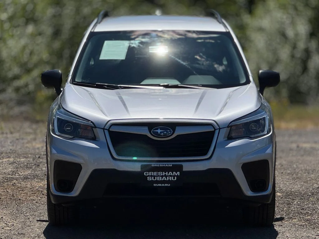 Certified Used 2021 Silver Subaru Base image 2