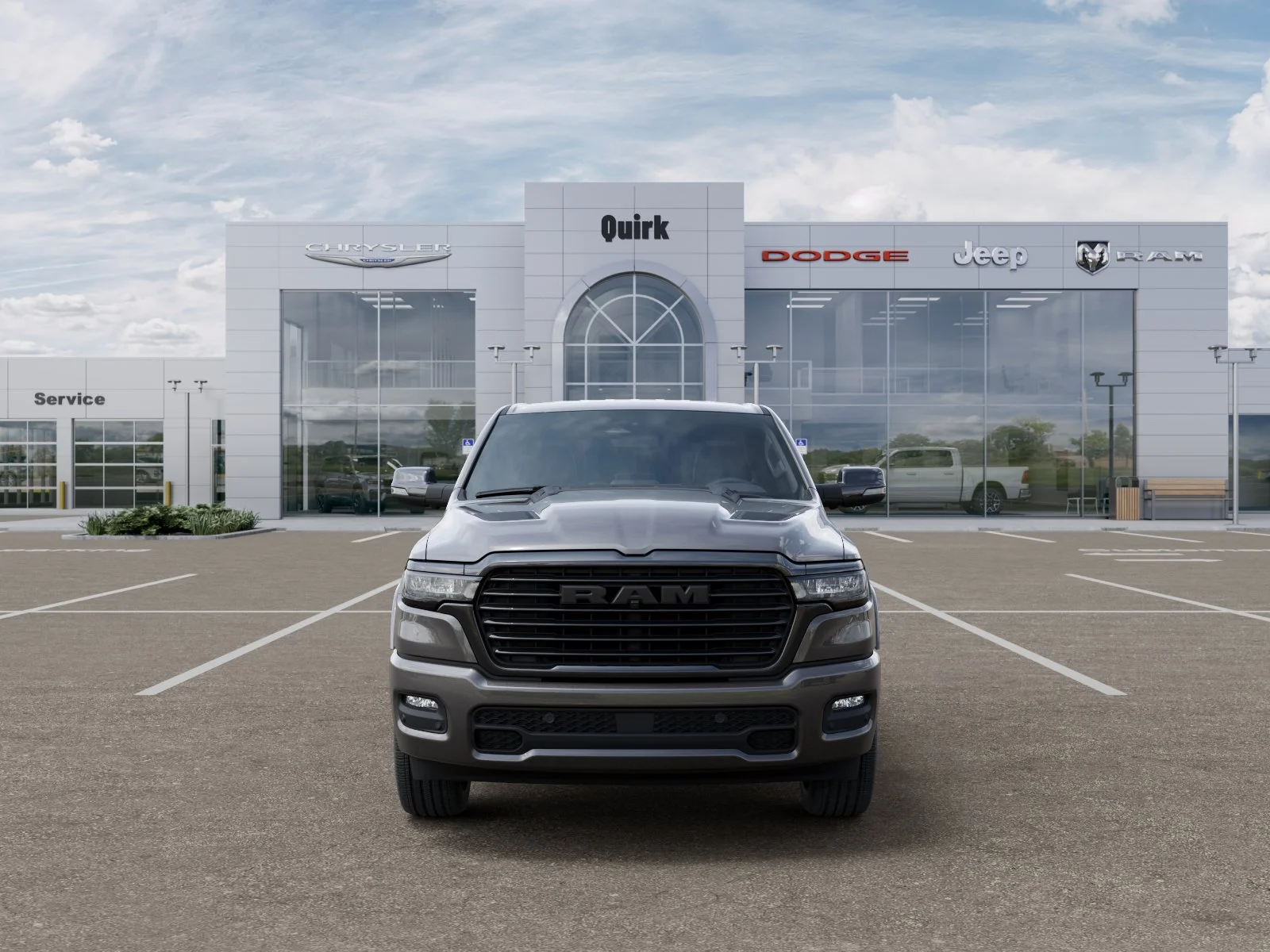 New 2026 Granite Crystal Metallic Clear-Coat Exterior Paint RAM Laramie image 32