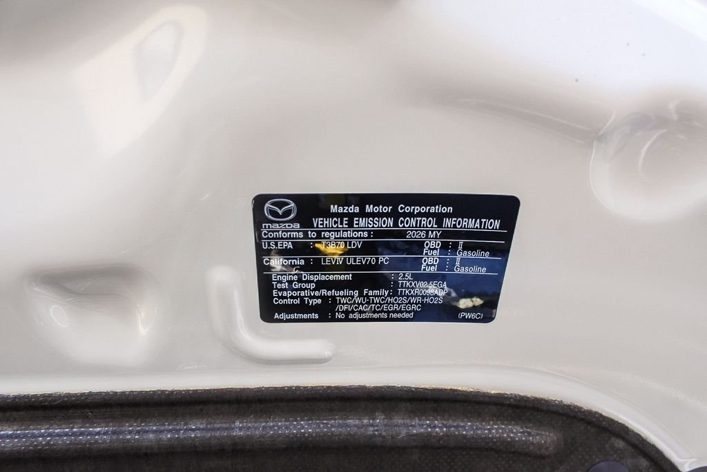 New 2026 Snowflake White Pearl Mazda 2.5 Turbo Premium Plus AWD image 13