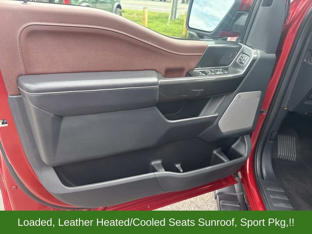Used 2021 Red Ford Lariat image 16
