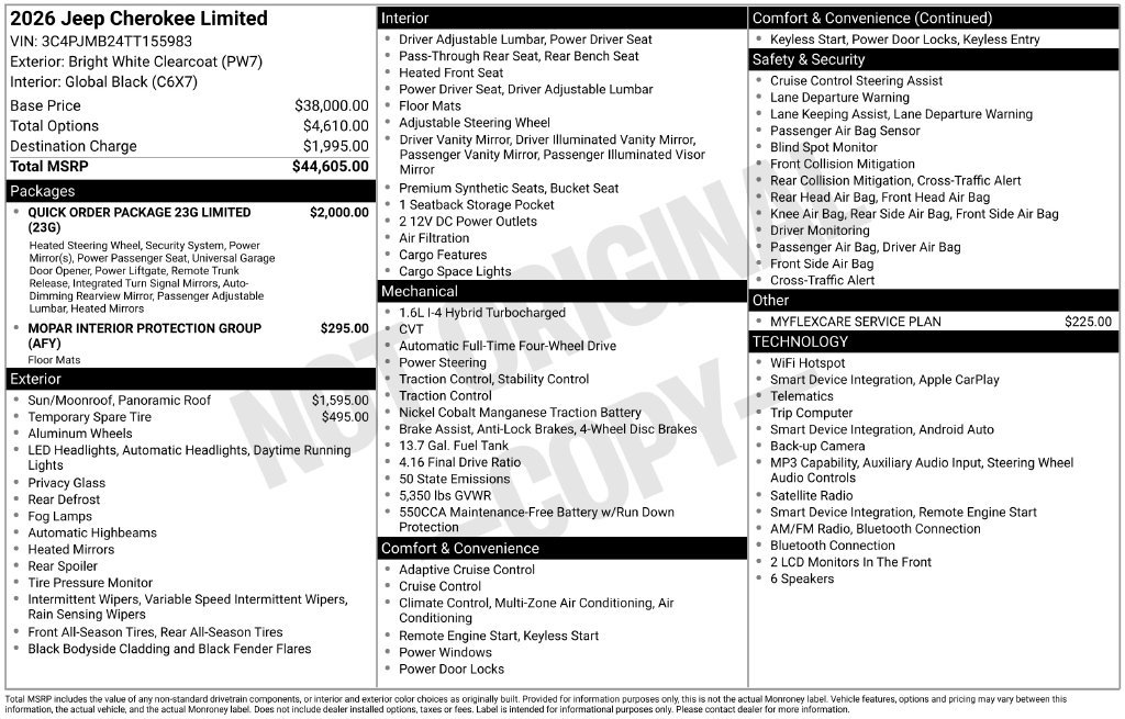 Used 2026 White Jeep Limited image 22