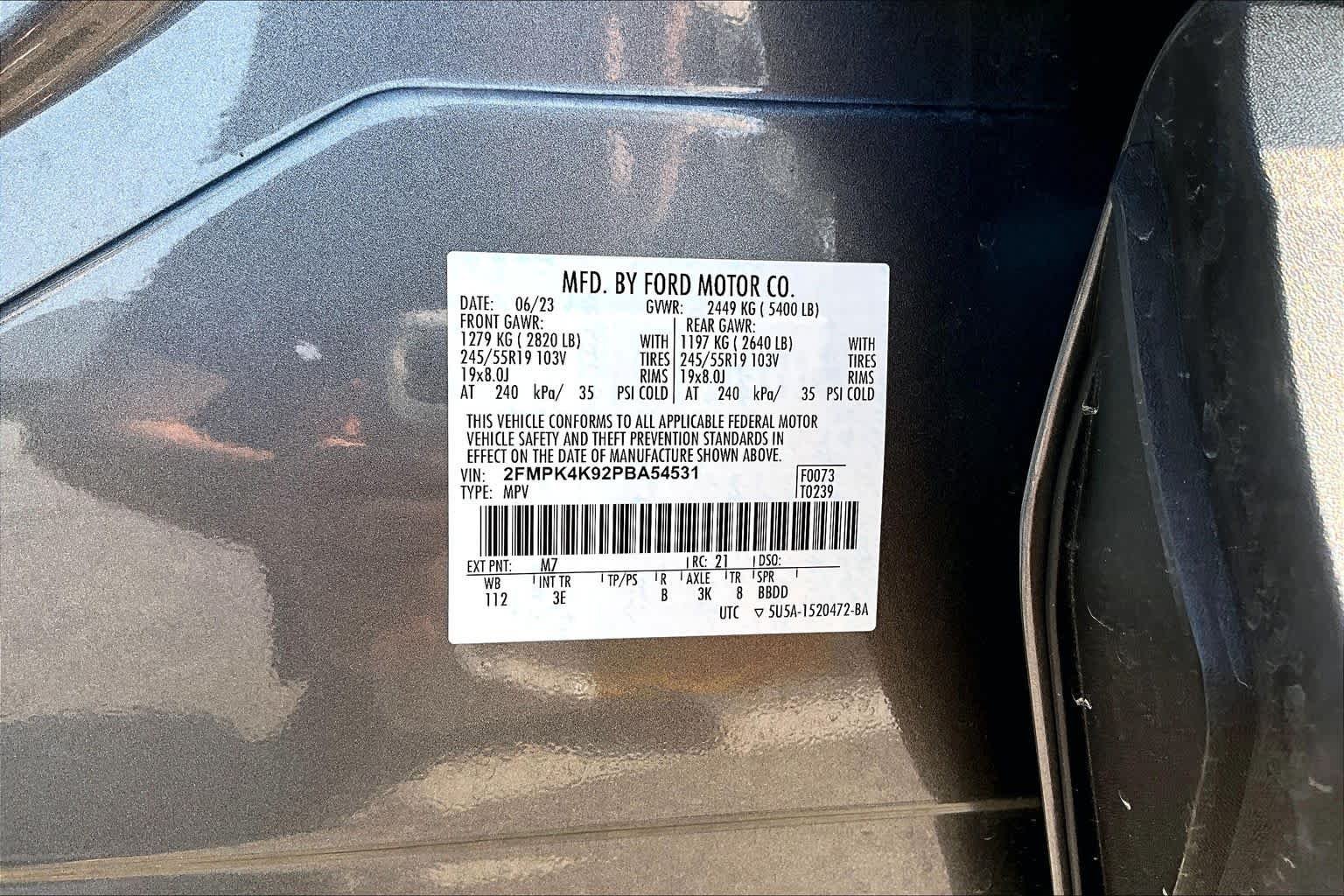 Used 2023 Carbonized Gray Ford Titanium image 32