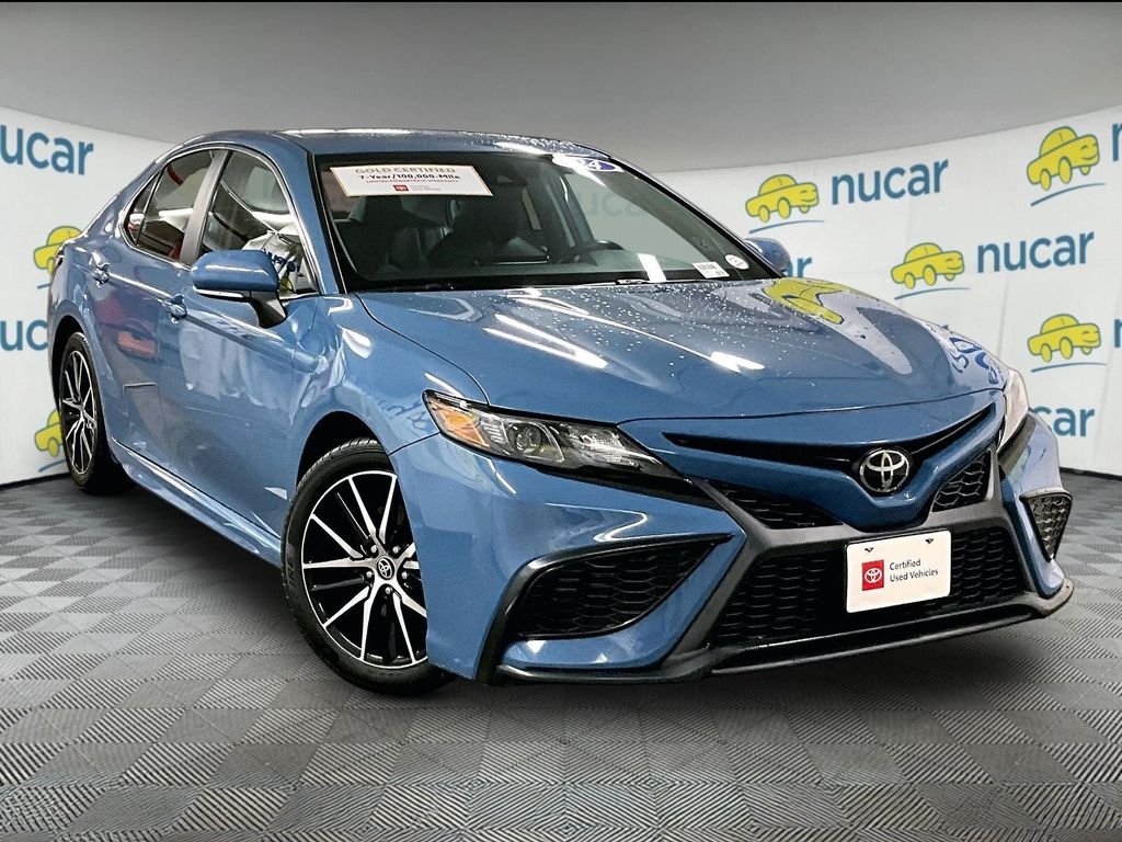 Certified Used 2024 Blue Toyota SE image 1