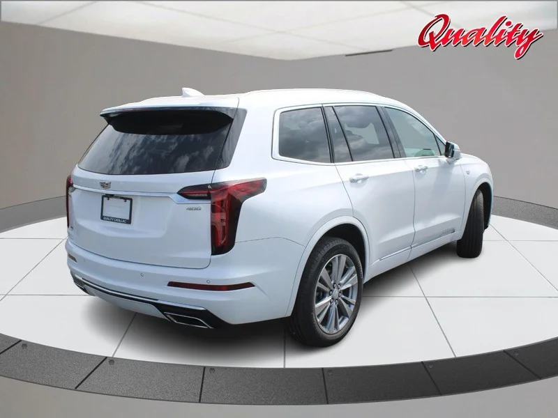 Used 2024 Crystal White Tricoat Cadillac AWD Premium Luxury image 3