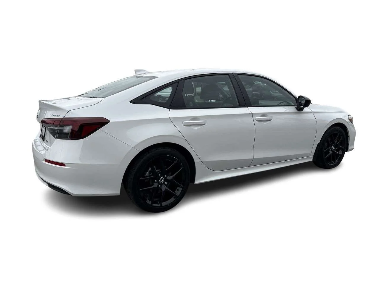 Used 2025 Platinum White Pearl Honda Sport eCVT Sedan Certified Pre-Owned   No Accident image 15