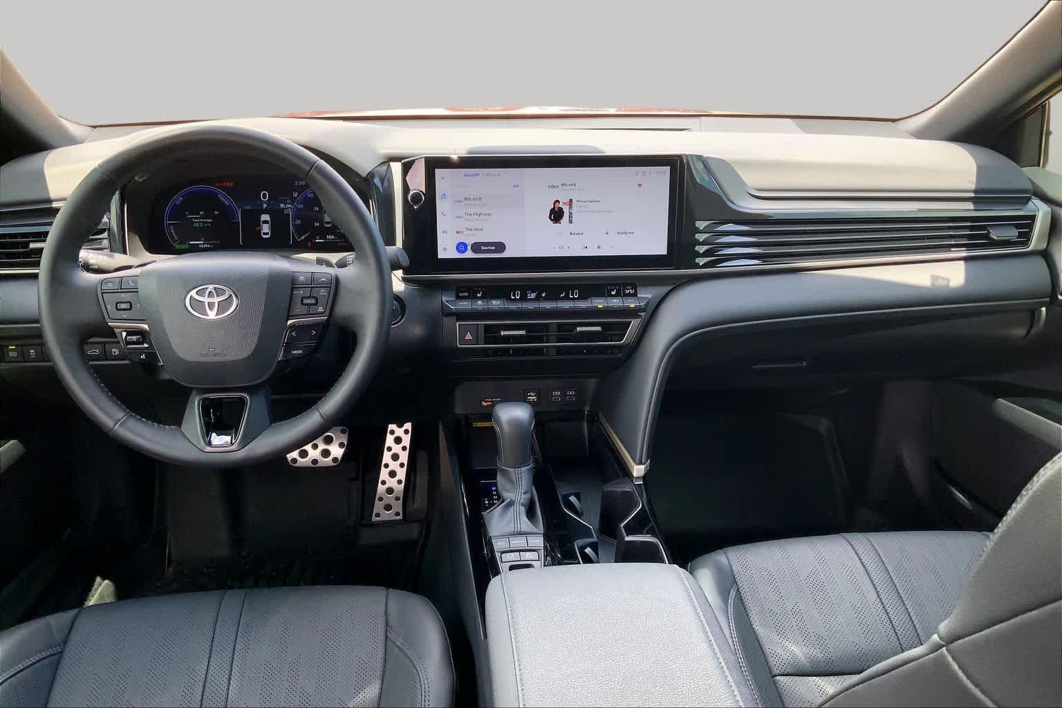 Used 2025 Supersonic Red/Midnight Black Metallic Toyota XSE image 16