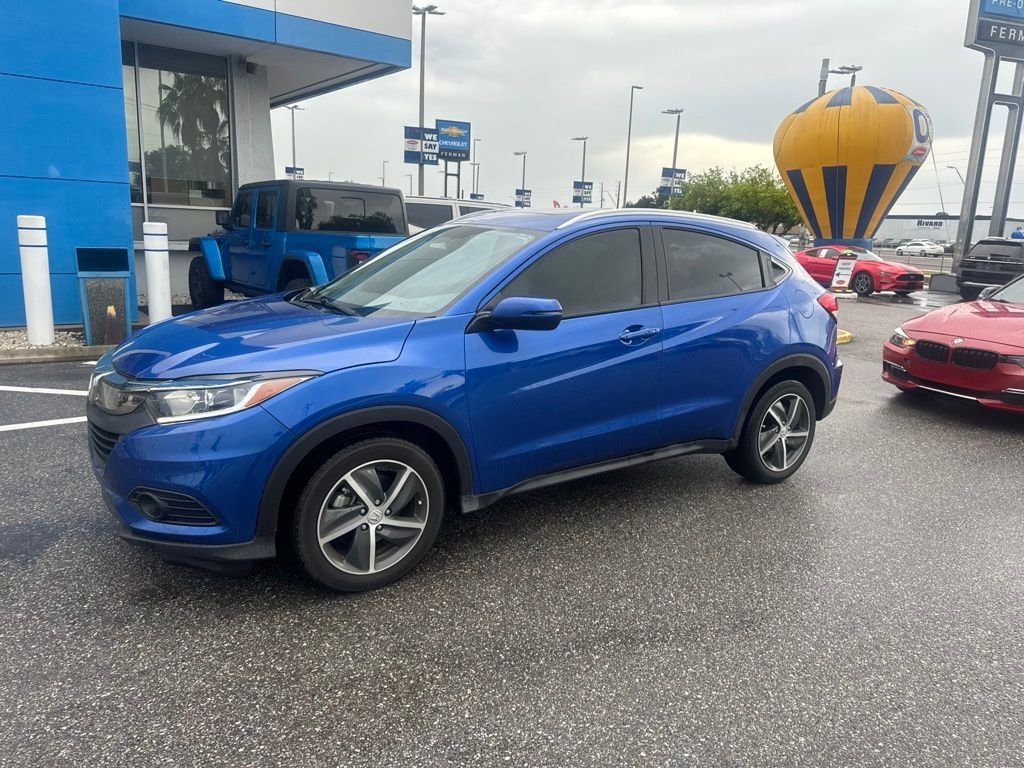 Used 2022 Blue Honda EX image 1