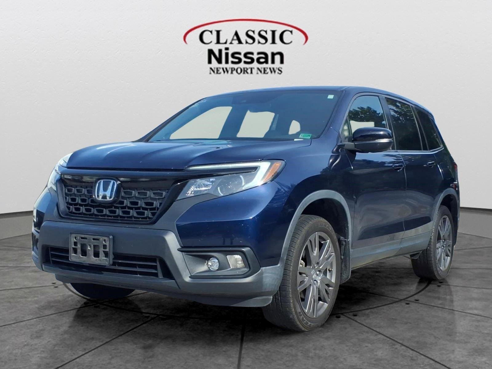 Used 2021 Obsidian Blue Pearl Honda EX-L image 1