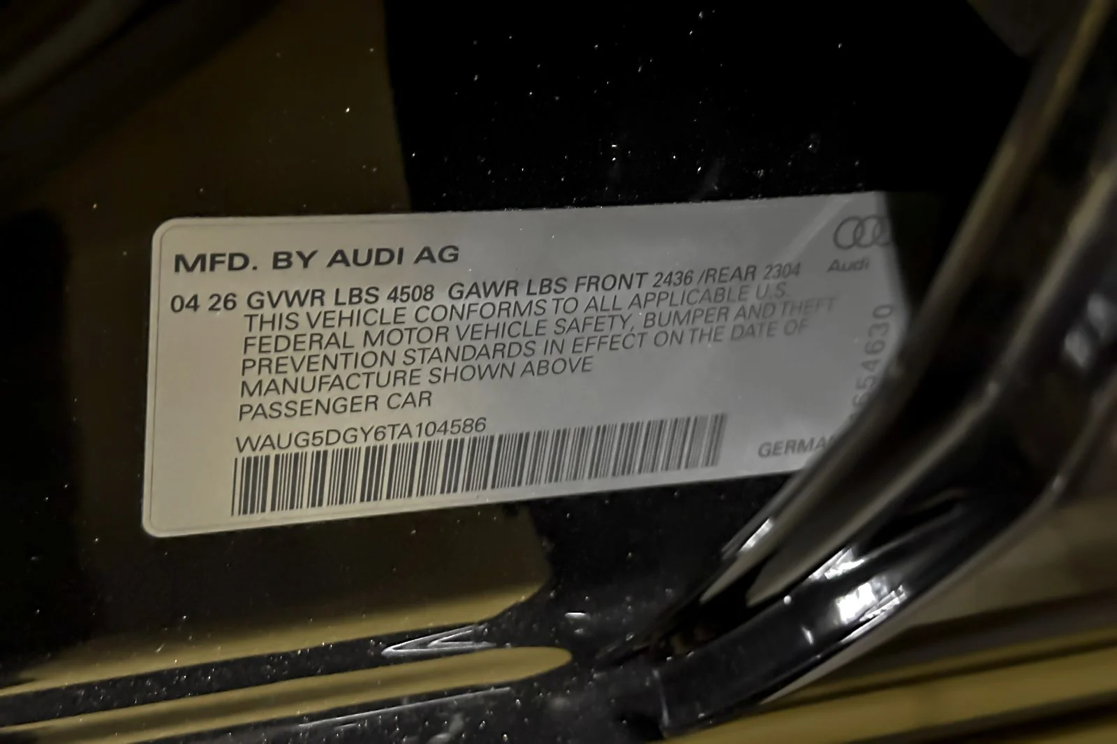 New 2026 Mythos Black Metallic Audi quattro image 22