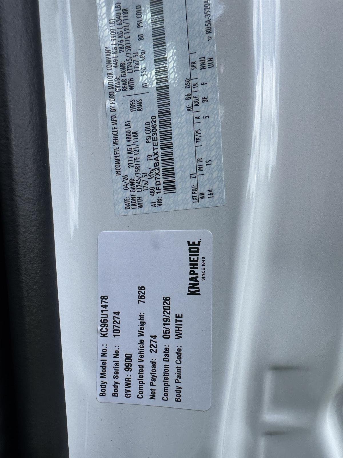 New 2026 Oxford White Ford F-250® XL image 18