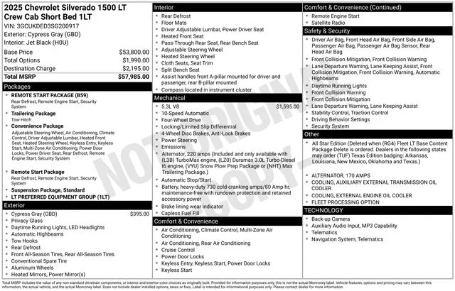 Used 2025 Gray Chevrolet LT image 38