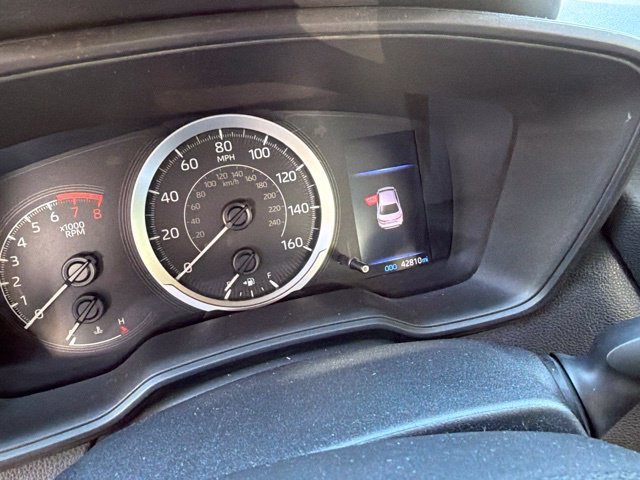 Used 2021 Classic Silver Metallic Toyota LE image 3