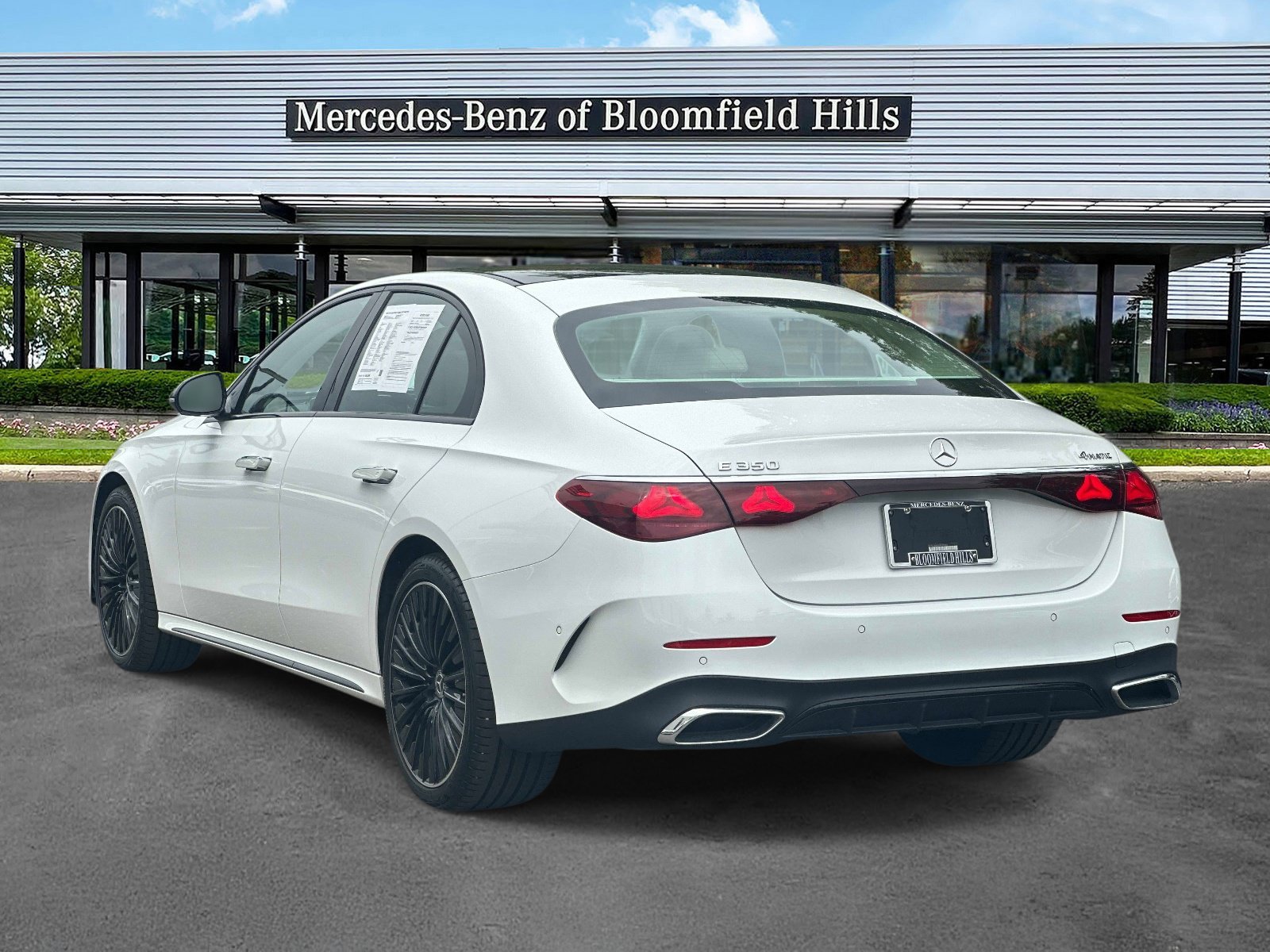 Certified Used 2024 MANUFAKTUR Moonlight White Metallic Mercedes-Benz E 350 image 3