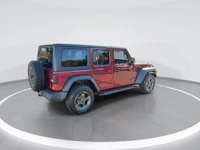 Used 2021 Red Jeep Unlimited Sport S image 8
