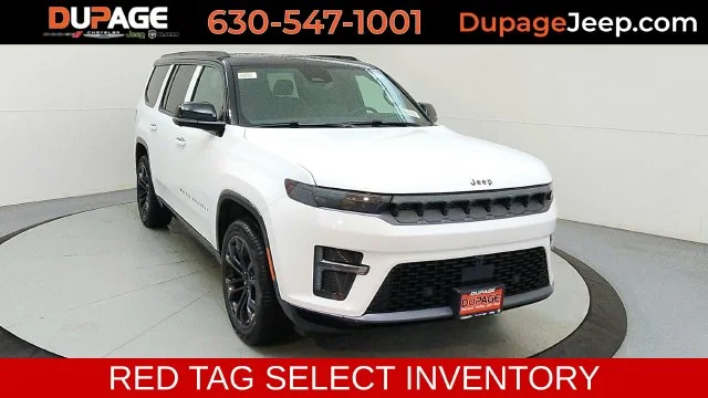 New 2026 Bright White Clear-Coat Exterior Paint Jeep Summit Obsidian image 1