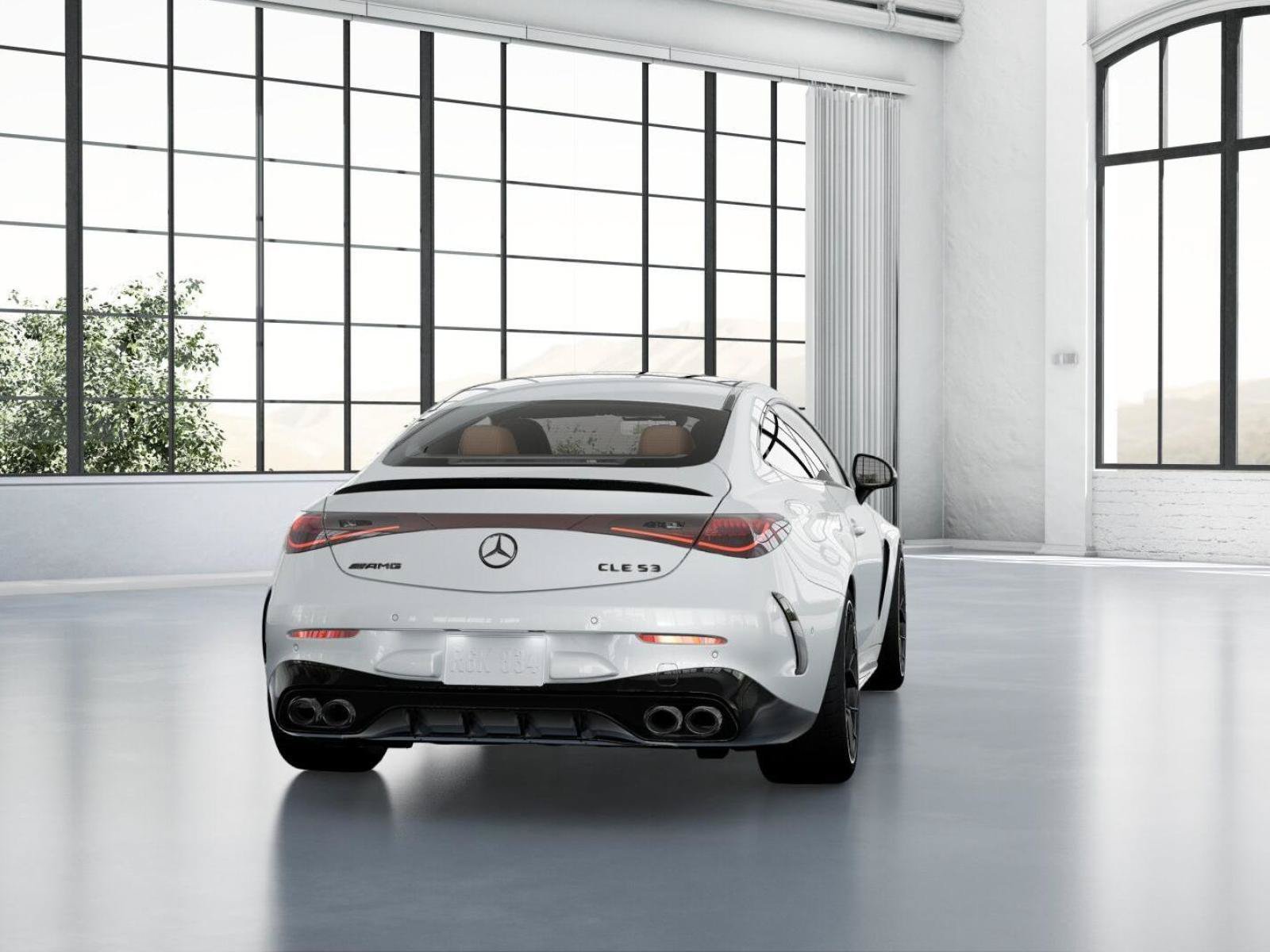 New 2026 MANUFAKTUR Moonlight White Metallic Mercedes-Benz AMG® CLE 53 4MATIC+ Coupe image 36