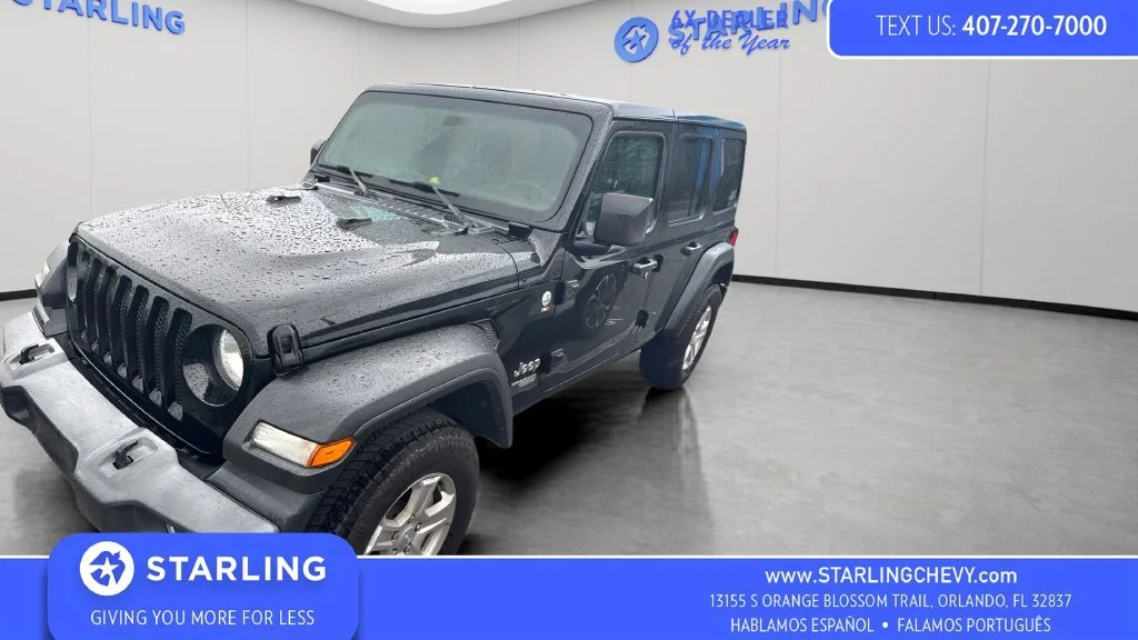 Used 2019 Black Jeep Sport S image 1