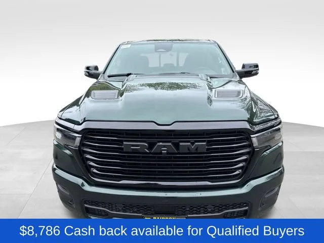 New 2026 Serrano-Green Metallic Exterior Paint RAM Laramie image 2
