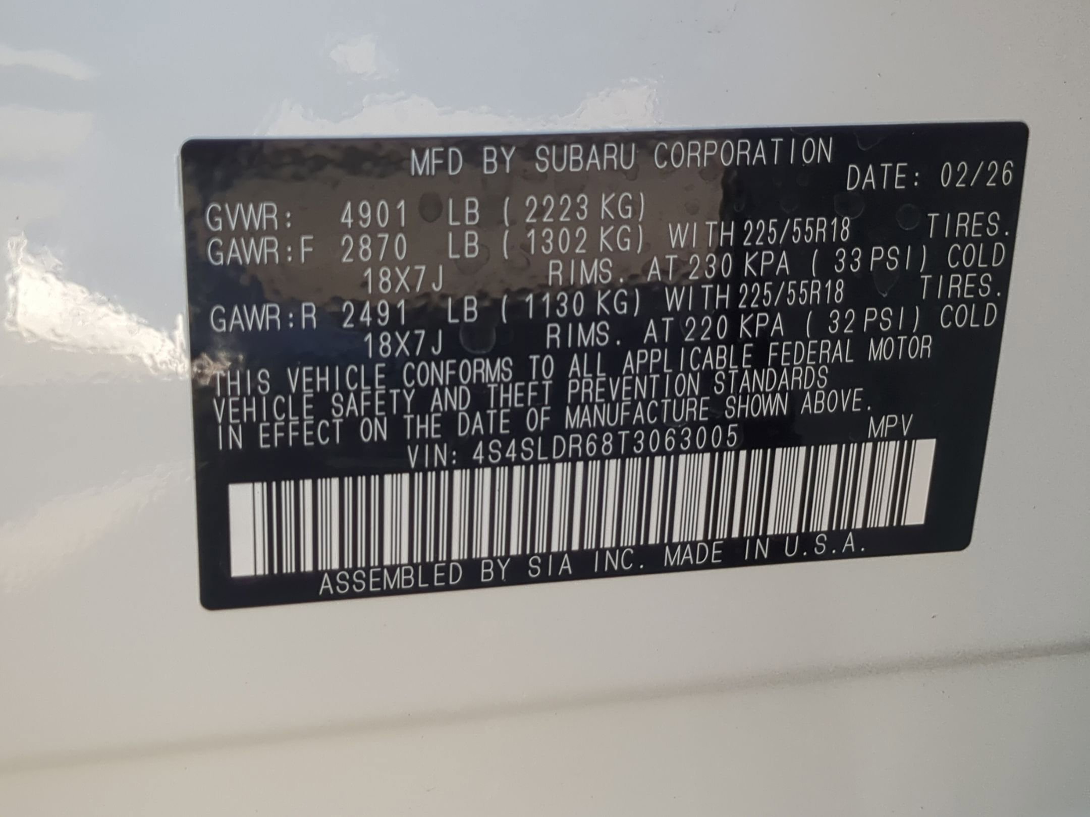 New 2026 CRYSTAL WHITE PEARL Subaru Limited image 16
