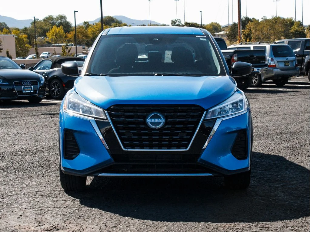 Used 2022 Electric Blue Metallic Nissan S image 2