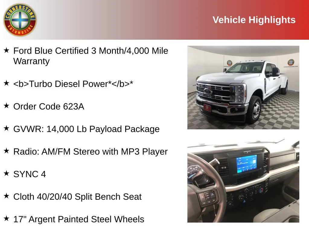 Certified 2025 Ford F-350 Super Duty XLT with VIN 1FT8W3DT1SED24670 for sale in Elk River, Minnesota