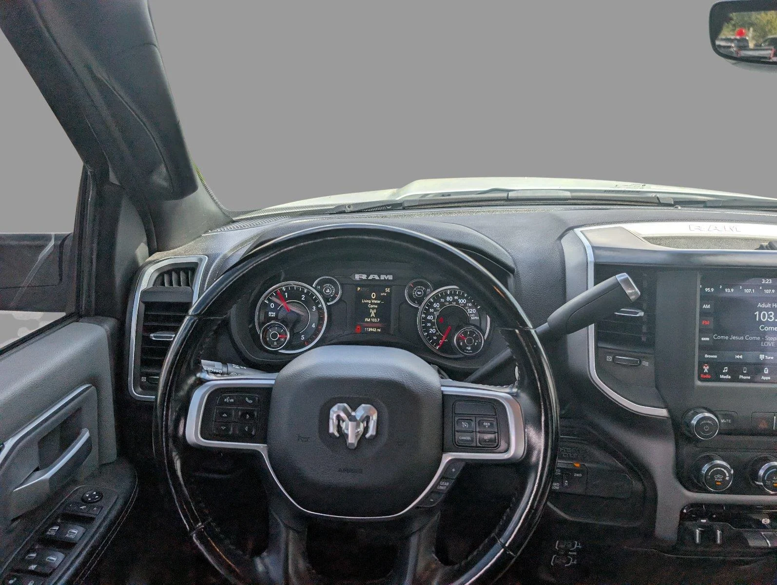 Used 2021 Bright White Clearcoat Ram Big Horn image 34