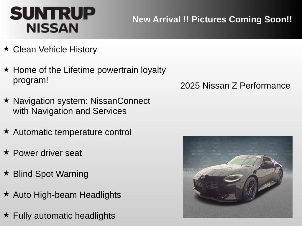 Used 2025 Black Nissan Performance image 6