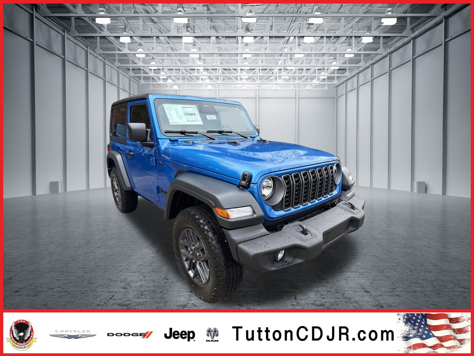 New 2026 Hydro Blue Pearlcoat Jeep Sport S image 1