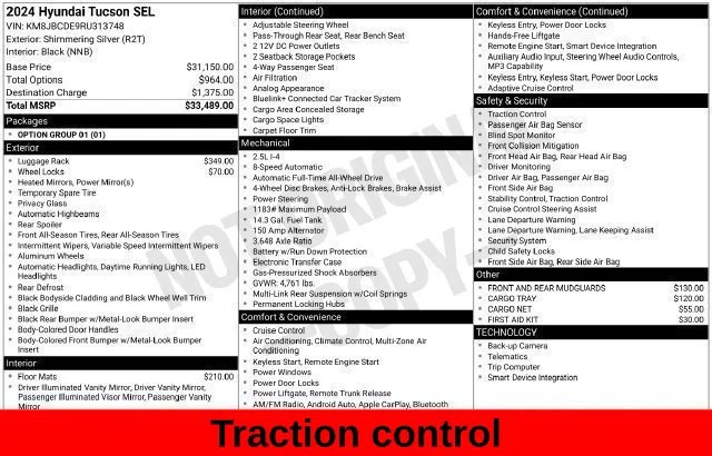 Used 2024 Silver Hyundai SEL image 27