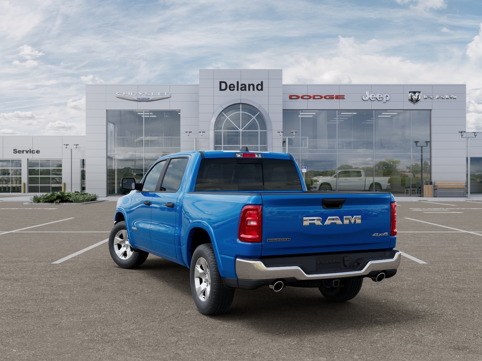 New 2026 Hydro Blue Pearl-Coat Exterior Paint RAM Big Horn/Lone Star image 35