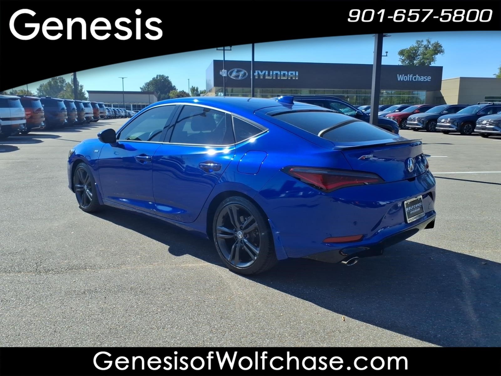 Used 2025 Blue Acura A-Spec Tech Package image 3