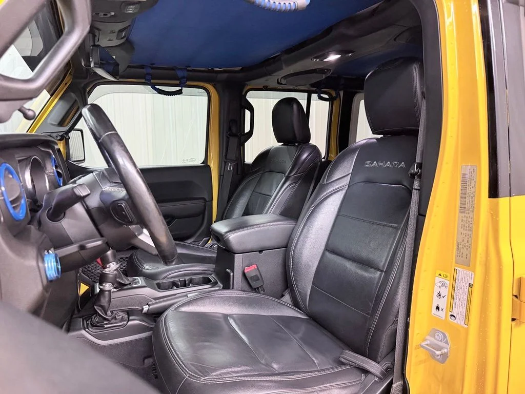 Used 2018 Yellow Jeep Unlimited Sahara image 11