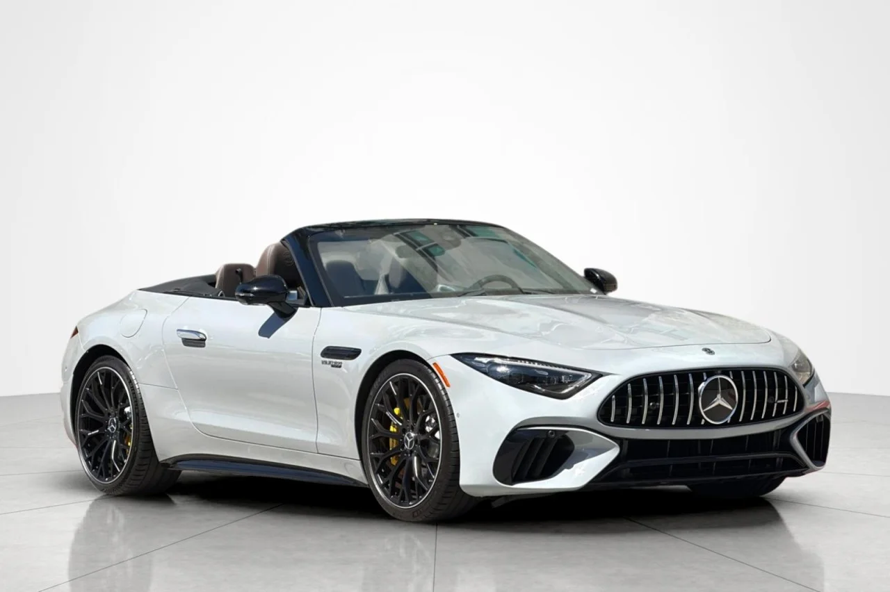 Certified Used 2022 MANUFAKTUR Alpine Grey Mercedes-Benz AMG® SL 63 image 7
