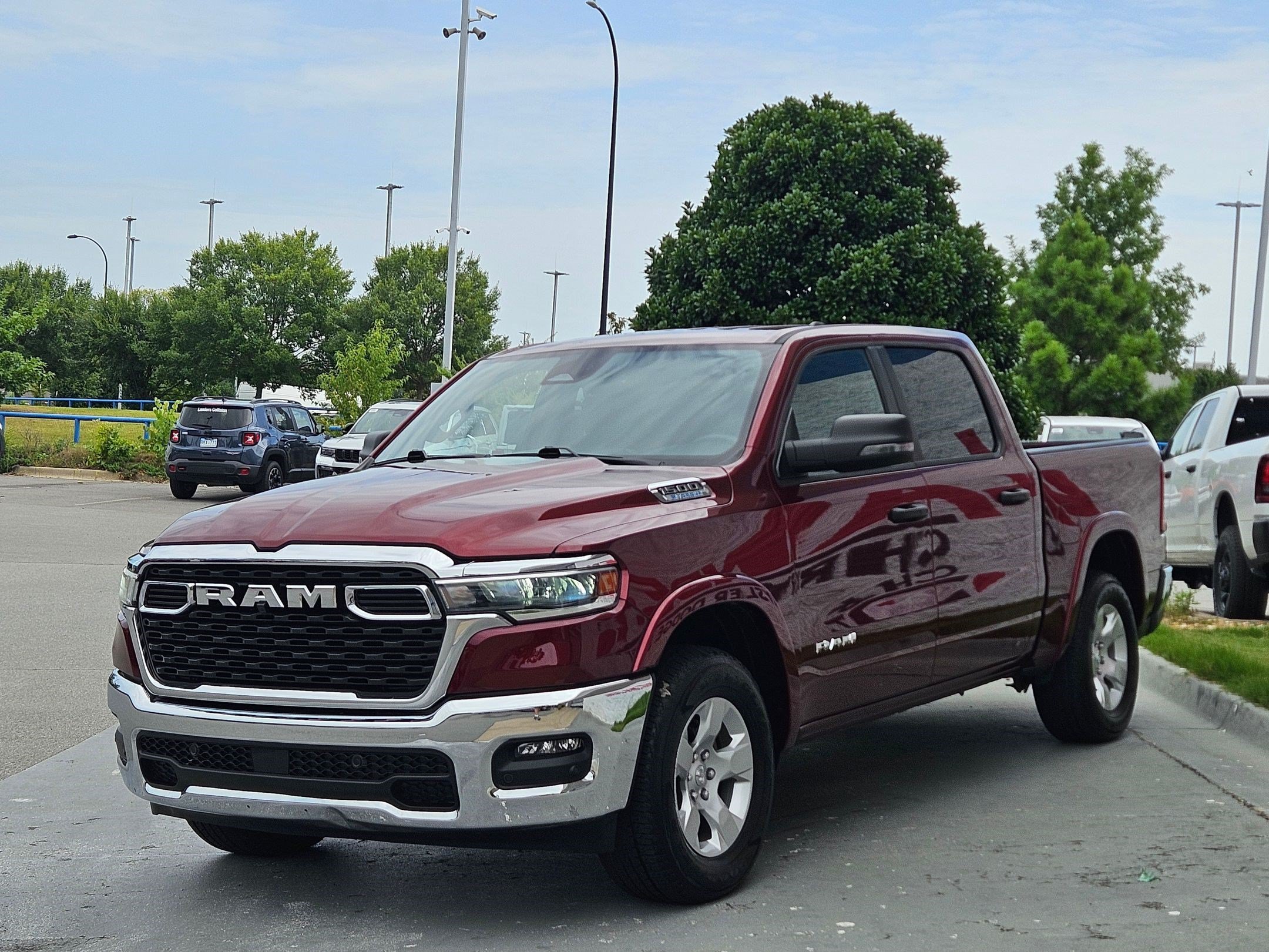 Used 2025 Delmonico Red Pearlcoat RAM Big Horn image 3
