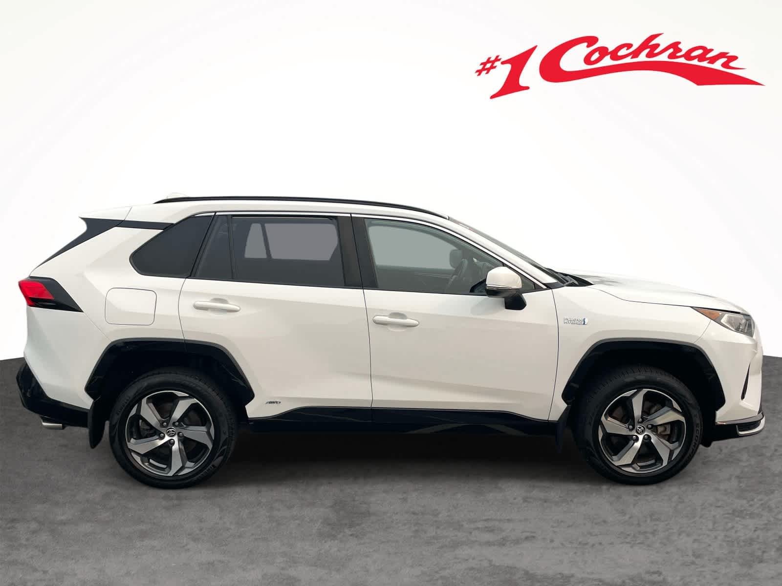 Used 2021 Super White Toyota SE image 2
