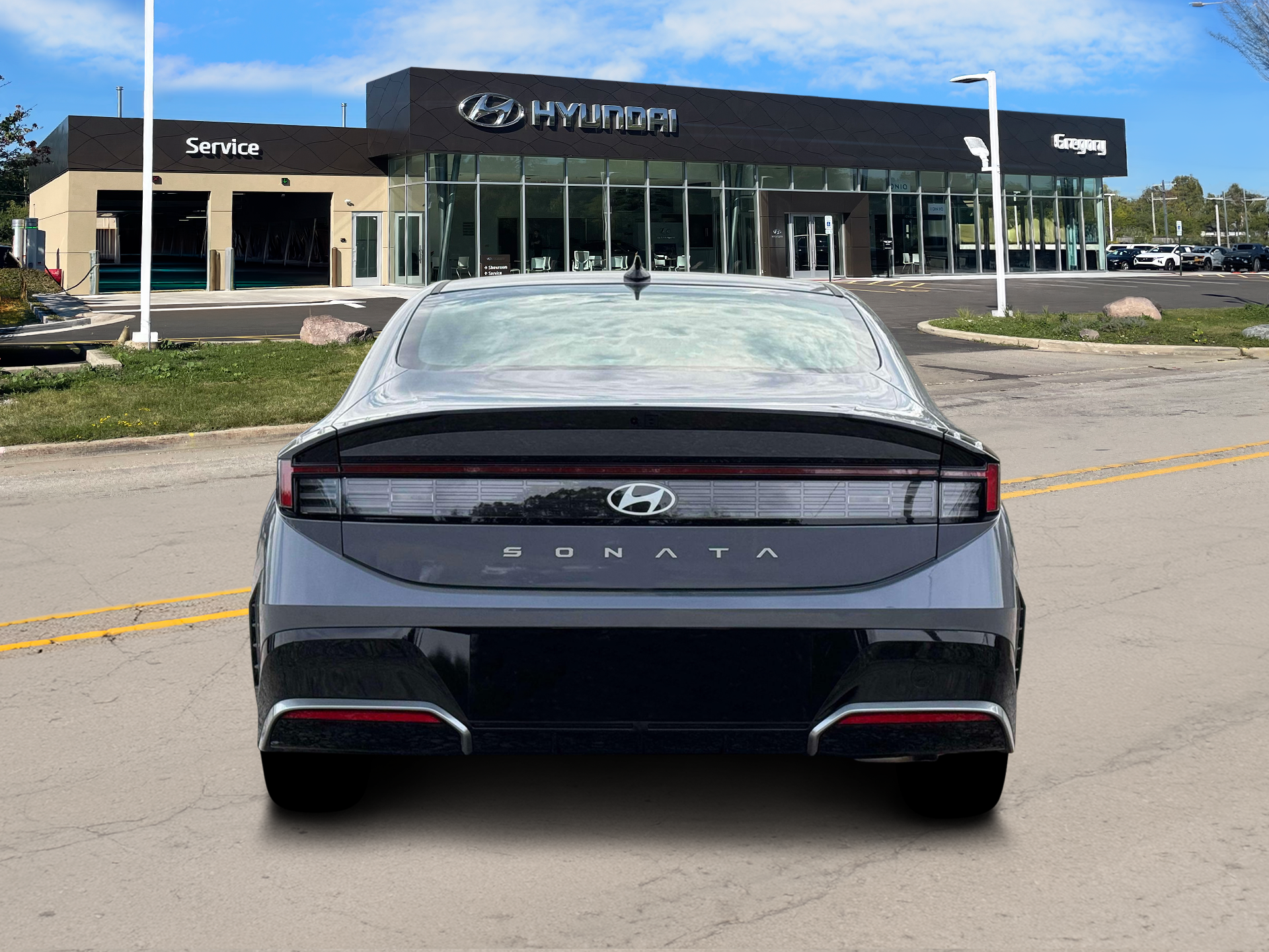 New 2026 Blue Hyundai SEL Sport image 6