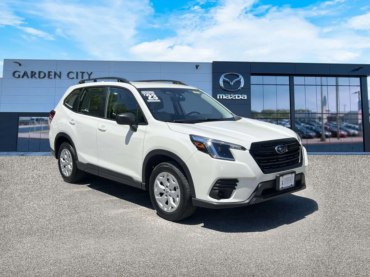 Used 2023 Crystal White Pearl Subaru Base image 1