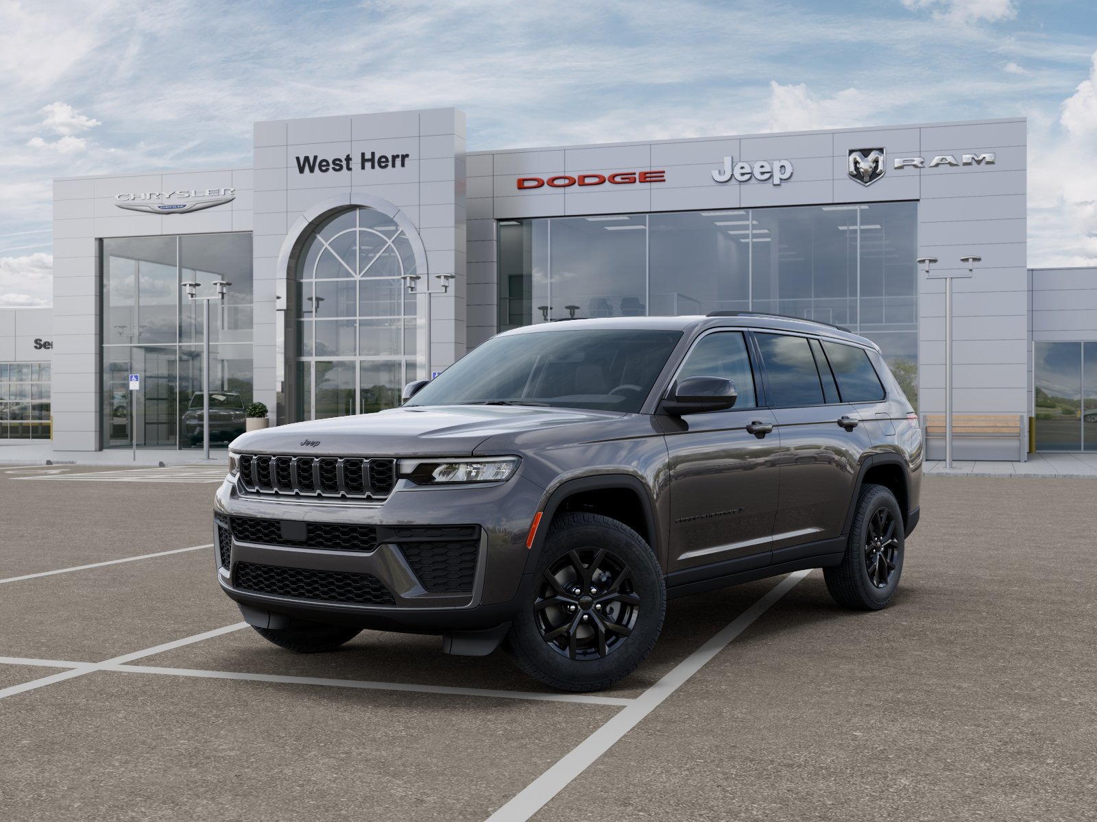 New 2026 Baltic Gray Metallic Clear-Coat Exterior Paint Jeep Laredo image 13
