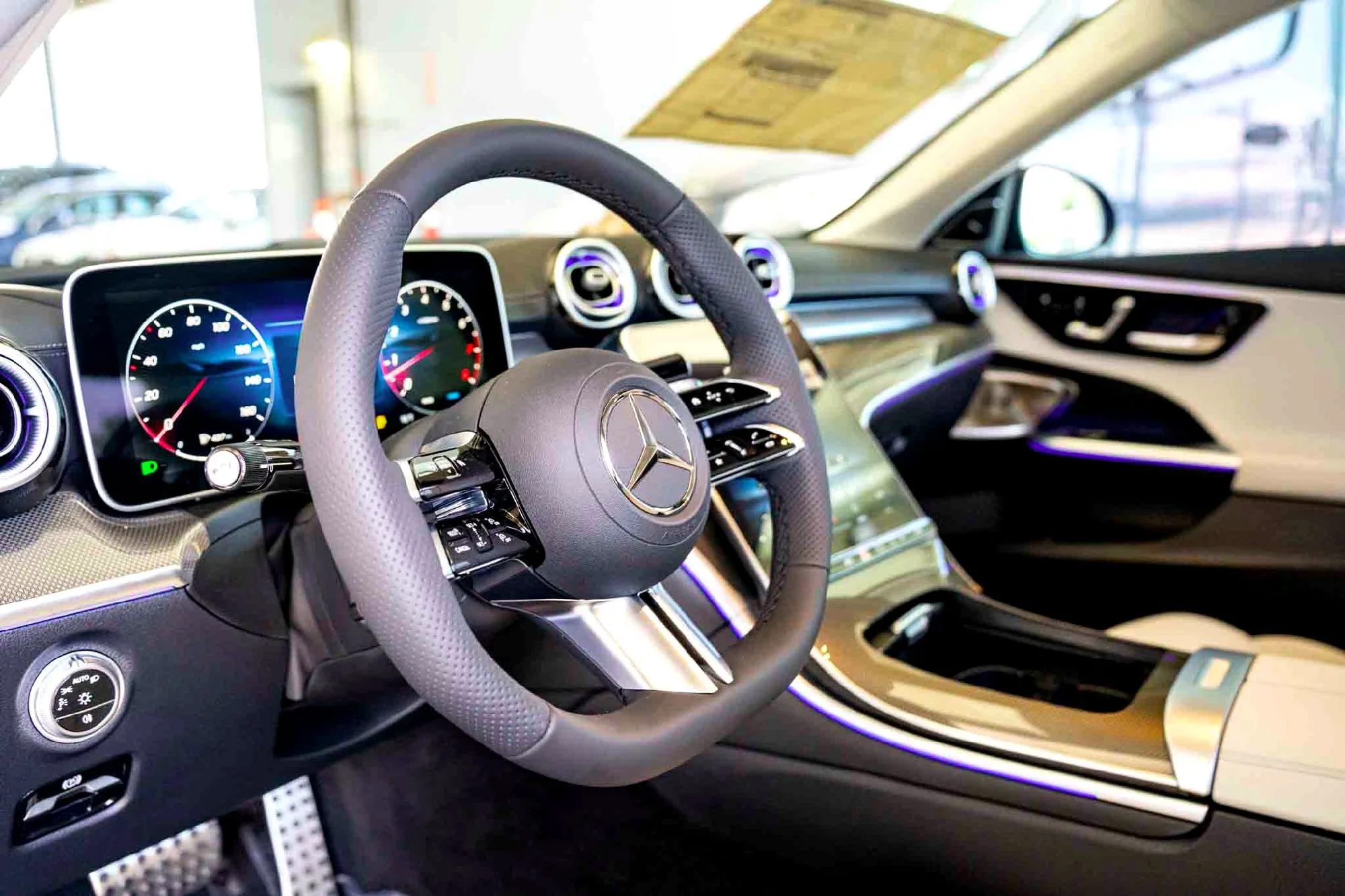 New 2026 Blue Mercedes-Benz C 300 image 12