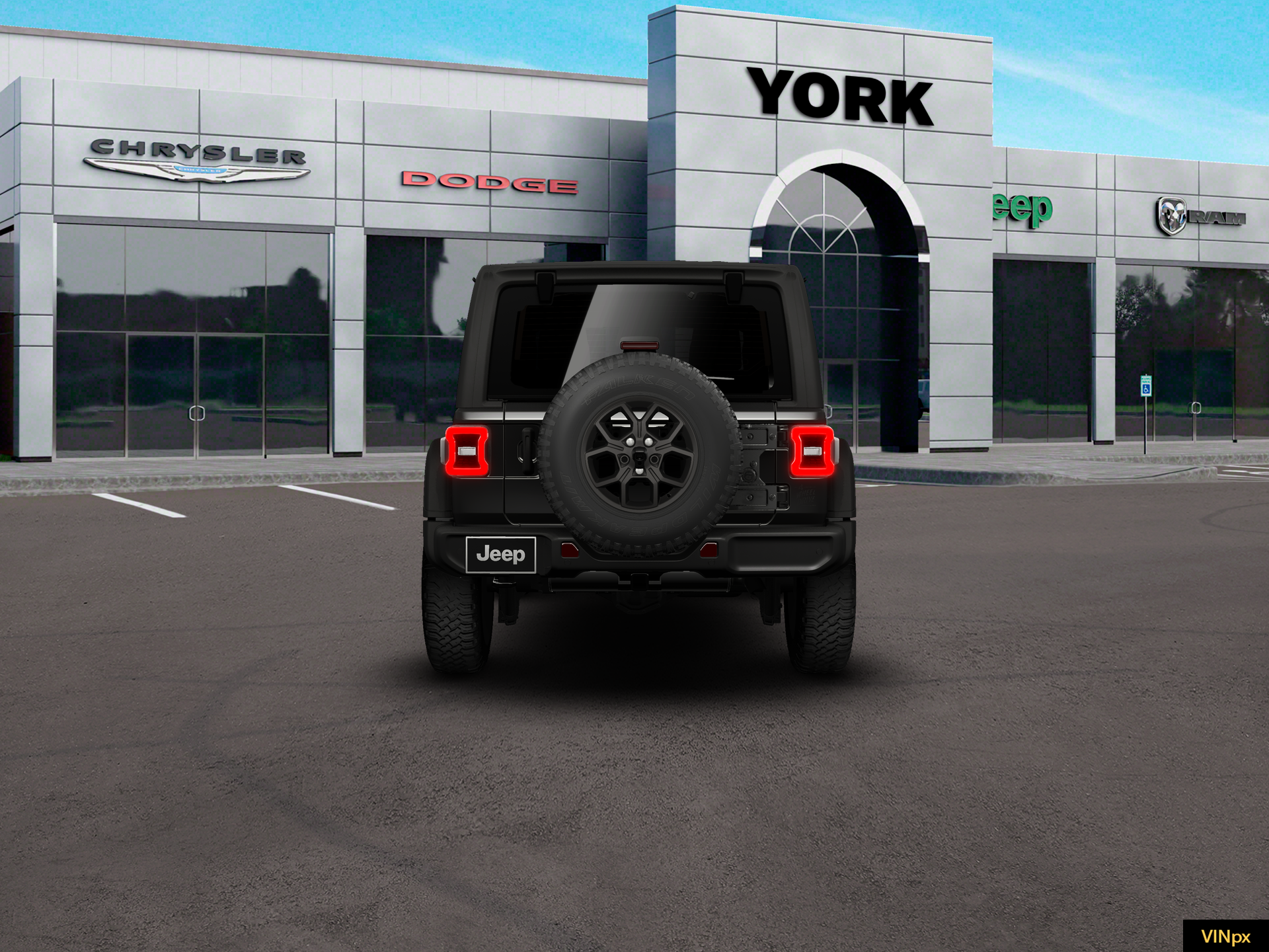 New 2026 Black Clear-Coat Exterior Paint Jeep Willys image 2