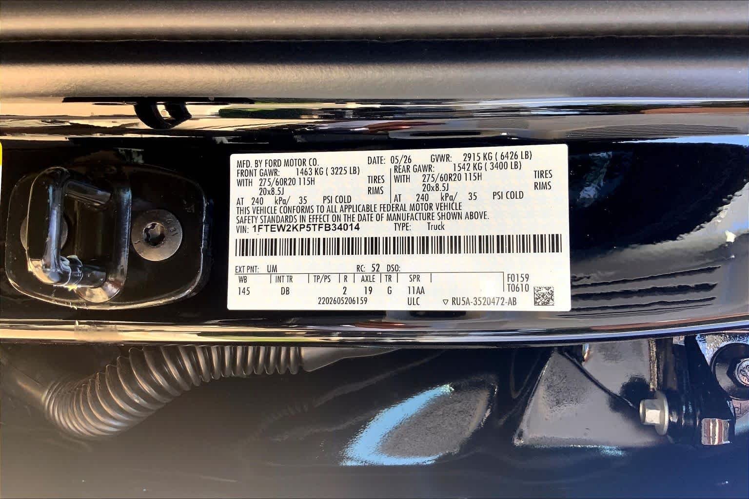 New 2026 Agate Black Metallic Ford STX® image 21