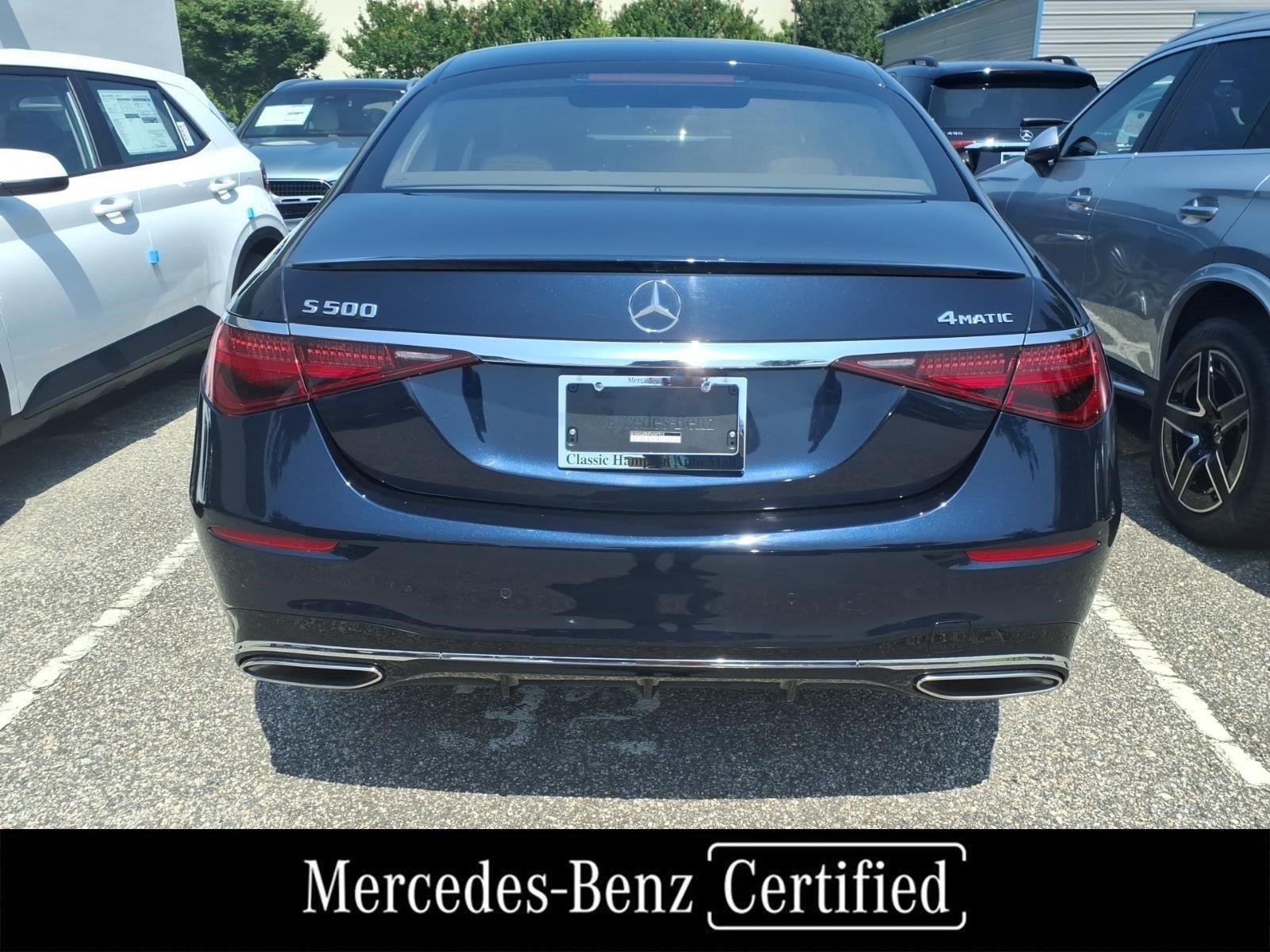 Certified Used 2023 Nautical Blue Mercedes-Benz S 500 image 3