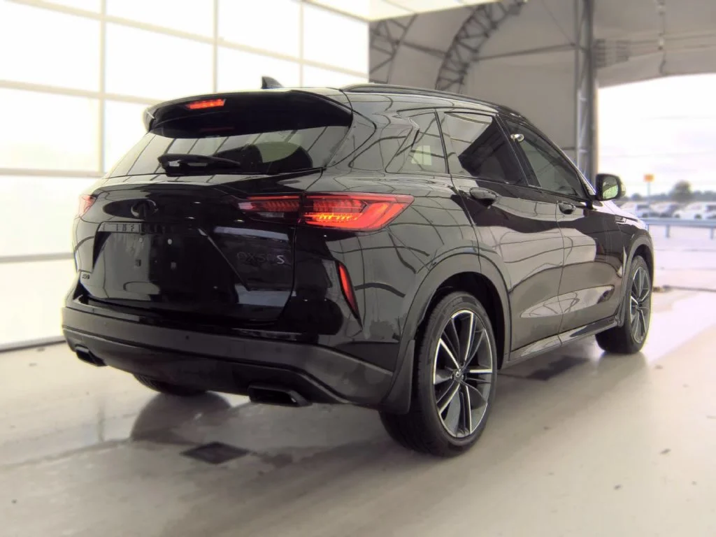 Certified Used 2023 Black INFINITI SPORT image 2