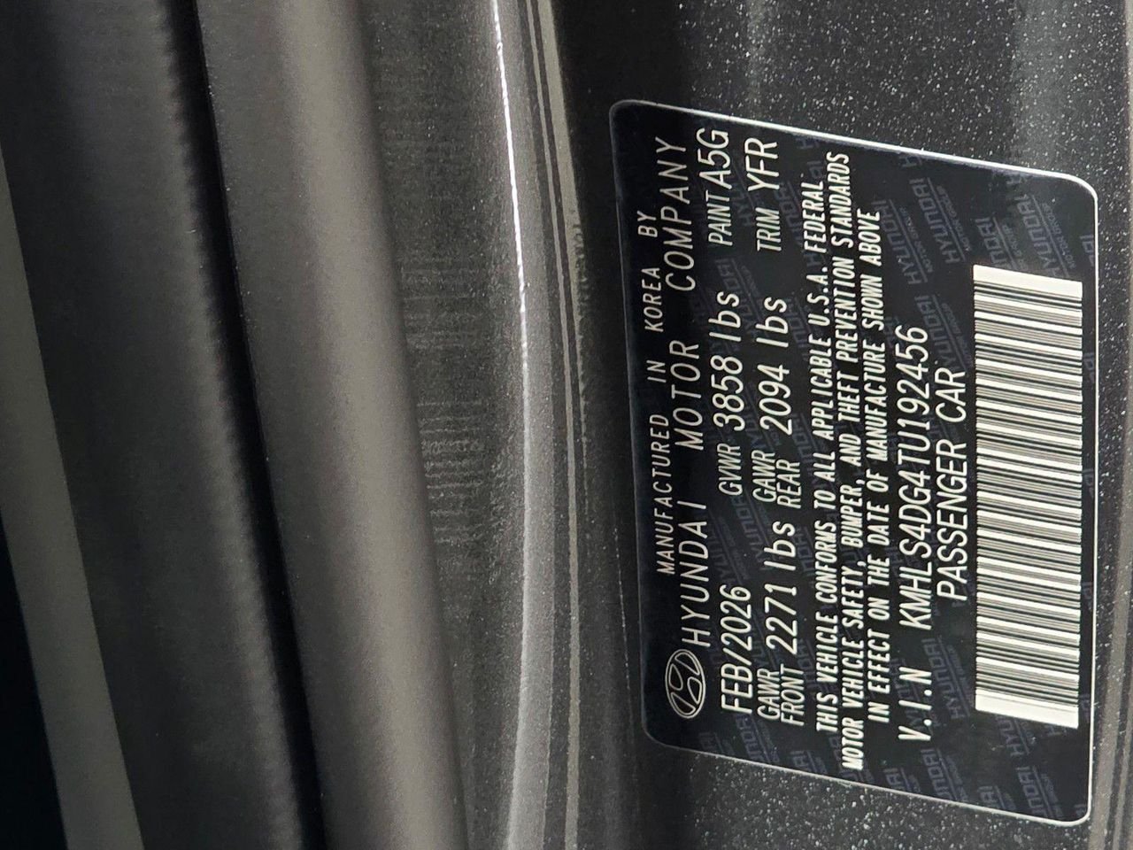 New 2026 Amazon Gray Hyundai SEL Sport image 34
