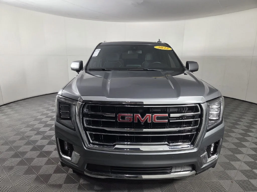 Used 2022 Satin Steel Metallic GMC SLT image 3