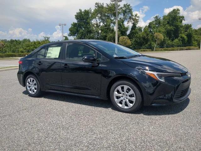 New 2026 Midnight Black Metallic Toyota Hybrid LE image 2